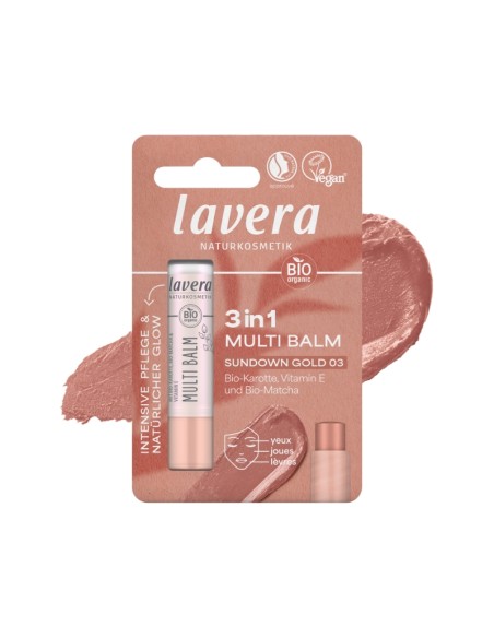 Bálsamo multiusos blister 03 sundown gold lavera
