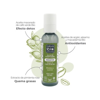 Aceite corporal Reductor Argán & café... Aceite corporal Reductor Argán & café...