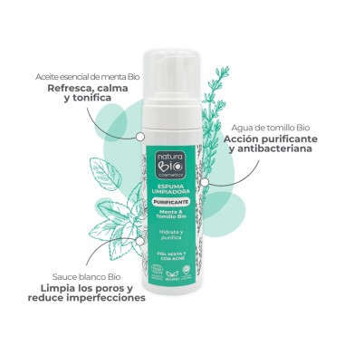 Espuma limpiadora purificante...