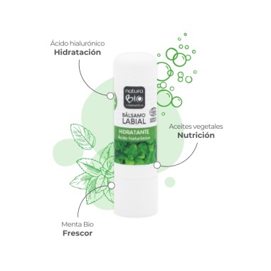 Bálsamo labial hidratante menta...