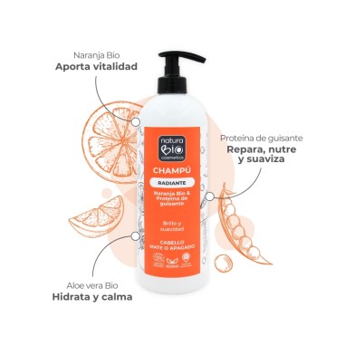 Champú radiante naranja Bio &...