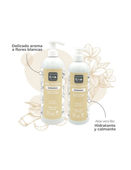 Pack corporal Sensorial + bolsa térmica NaturaBIO Cosmetics