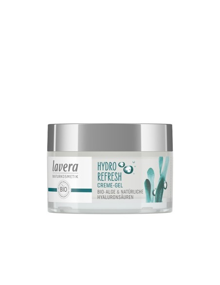 Crema gel hydro refresh algas y ácido hialurónico lavera