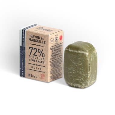 Sabó de Marsella cub 50 g oliva BIO...