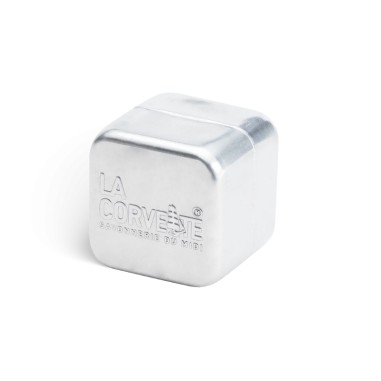 Caja metálica del prota jabón cubo Marsella