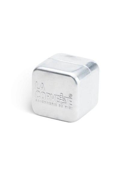 Caixa metàl·lica porta-sabó format cub 300 g La Corvette