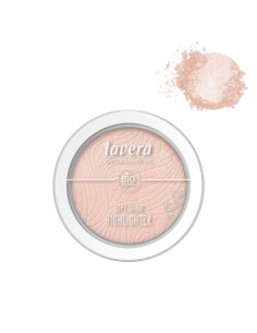 Iluminador polvo compacto 02 Aurora Glow Lavera – vista fronta