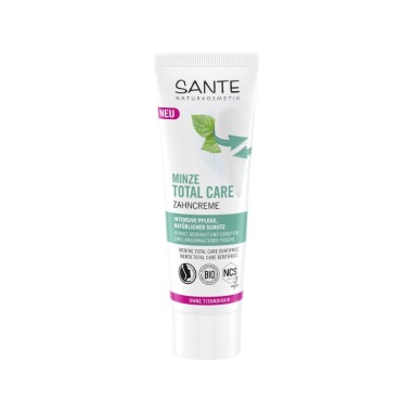 Pasta de dientes menta & salvia Bio con flúor Sante