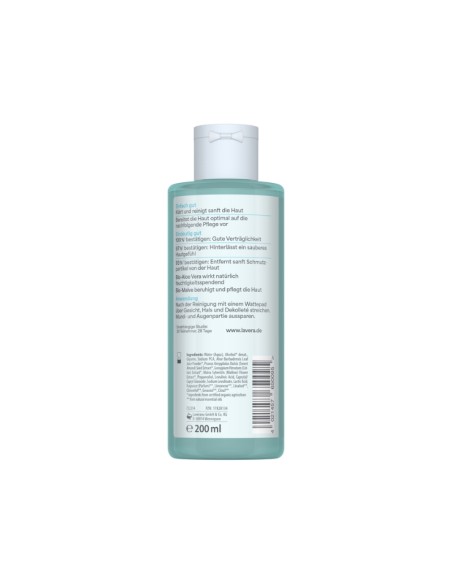 Tónico facial de lavera, ingredientes