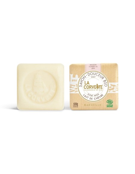 Jabón pastilla leche de cabra La Corvette
