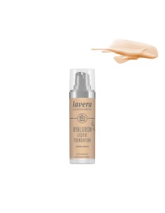 Maquillaje fluido hyaluron 01 natural ivory lavera