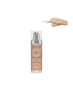 Maquillaje fluido hyaluron 03 warm nude lavera