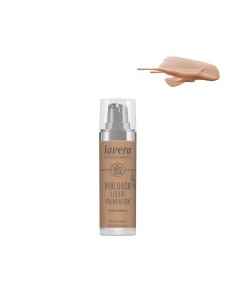 Maquillaje fluido hyaluron 06 warm almond lavera