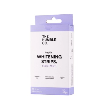 Tiras dentales blanqueadoras Menta fresca The Humble