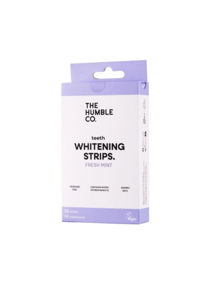 Tiras dentales blanqueadoras Menta fresca The Humble