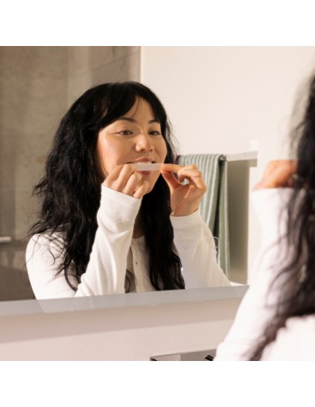 Tiras dentales blanqueadoras Menta fresca The Humble Co.