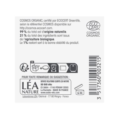 Beneficios de la crema facial sedosa leche de burra SO’BiO étic: suavidad e hidratación.