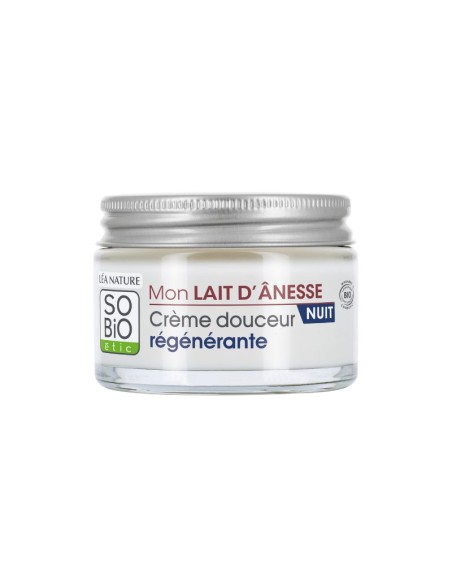 Crema nit regeneradora llet de burra BIO & vitamina F SO'BiO étic
