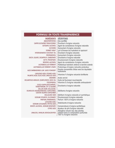 Crema nit regeneradora llet de burra BIO & vitamina F SO'BiO étic