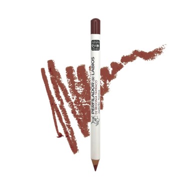 Tono burdeos del Perfilador de labios 02 Begonia Tarraco NaturaBIO Cosmetics.