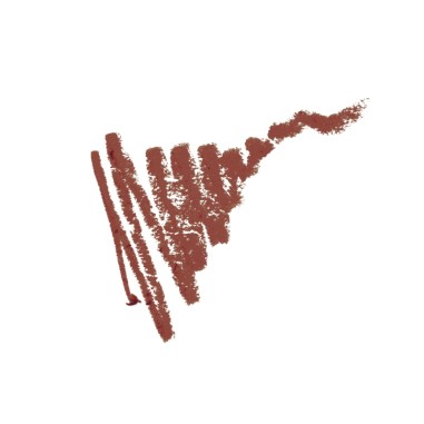 Perfilador de labios 02 Begonia Tarraco NaturaBIO Cosmetics con muestra del color burdeos aplicada sobre fondo blanco.