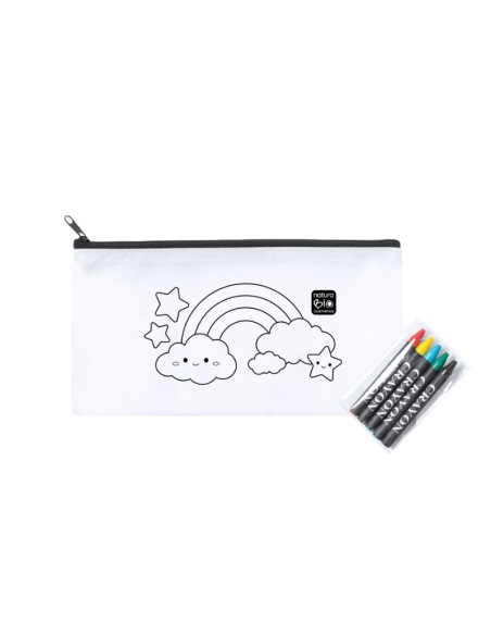 Pack cuidado bucal infantil estuche colorear NaturaBIO Cosmetics