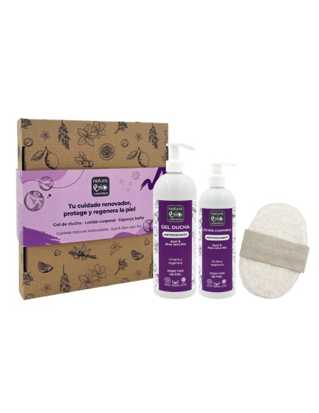 Pack higiene y cuidado corporal antioxidante NaturaBIO Cosmetics