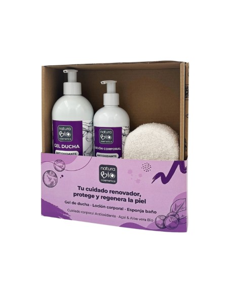Pack higiene y cuidado corporal antioxidante NaturaBIO Cosmetics