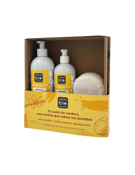 Pack higiene y cuidado corporal exótico NaturaBIO Cosmetics