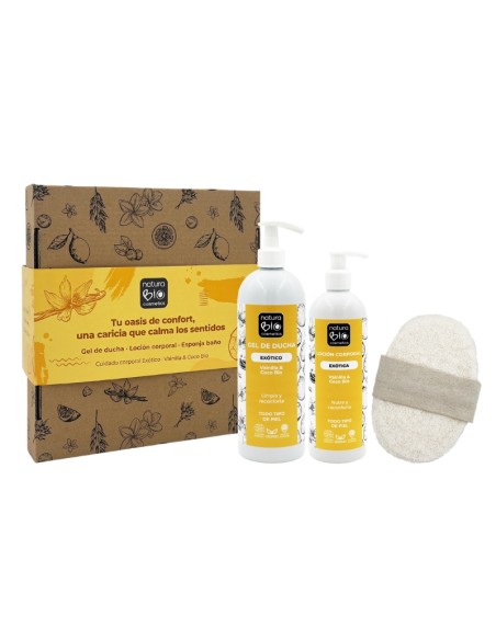 Pack higiene i cura corporal exòtic NaturaBIO Cosmetics