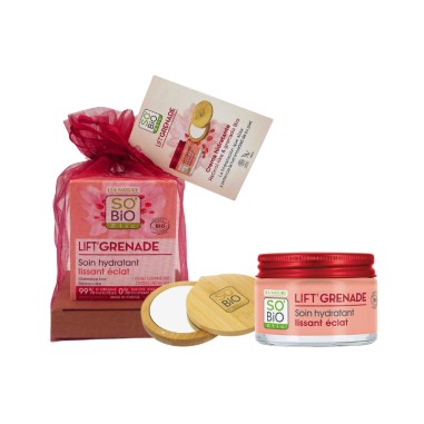 Pack crema hidratante Lift granade Regalo espejo SO’BiO étic