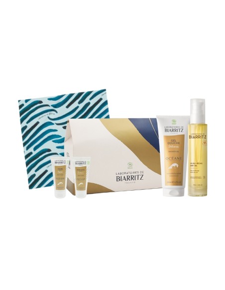 Caja regalo cuidado sensorial Regalo furoshiki Laboratoires de Biarritz