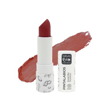 Pintalabios 02 Rosa Malva NaturaBIO Cosmetics: color natural y cuidado Bio.