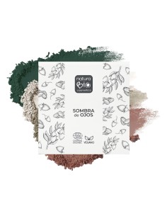 Sombra de Ojos 02 Verde Asturias de NaturaBIO Cosmetics: Color vibrante inspirado en la naturaleza con un cuidado excepcional.
