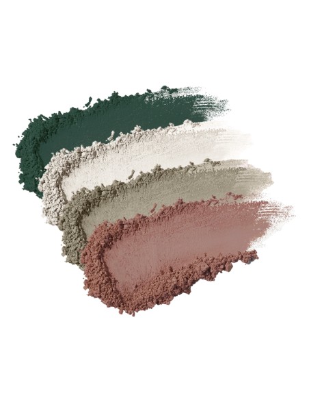 Sombra ojos 4 colores 02 verde Asturias NaturaBIO Cosmetics