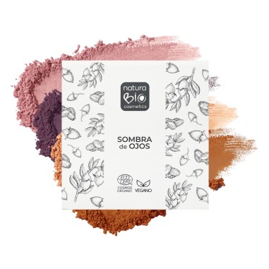 Sombra de Ojos 03 Dunas Canarias de NaturaBIO Cosmetics: Tono cálido y natural que ilumina tu mirada con un cuidado excepcional.