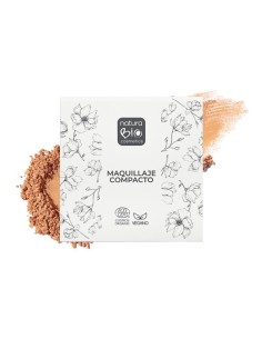 Maquillaje Compacto 01 Arena Algarve de NaturaBIO Cosmetics: Acabado mate natural y cuidado Bio para piel clara.