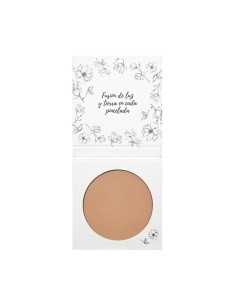 Maquillaje Compacto 03 Terracota La Bisbal de NaturaBIO Cosmetics: Realza la piel oscura con un acabado mate y natural. 2