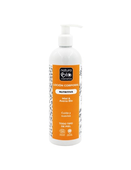 Loció corporal Nutritiva amb civada Bio 500 ml NaturaBIO Cosmetics