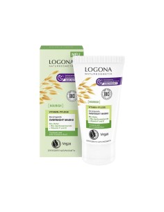 Mascarilla vitamínica calmante nocturna avena Bio Logona