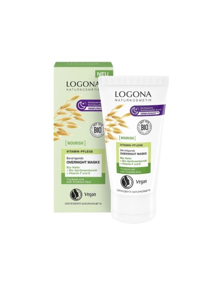Mascareta vitamínica calmant nocturna civada Bio Logona