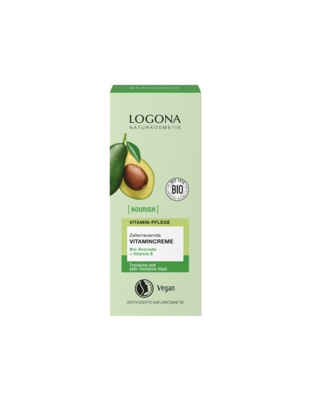 Crema vitamínica regenerant cel·lular advocat Bio Logona