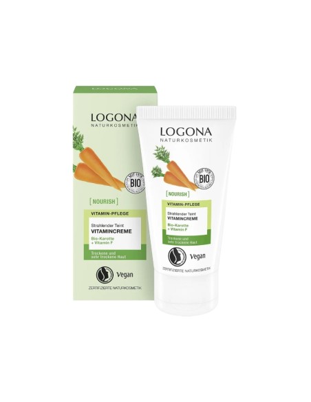 Crema vitamínica color il·luminadora pastanaga Bio Logona