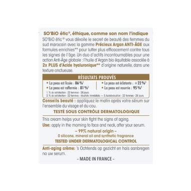Crema antiedat de dia argània Bio i...