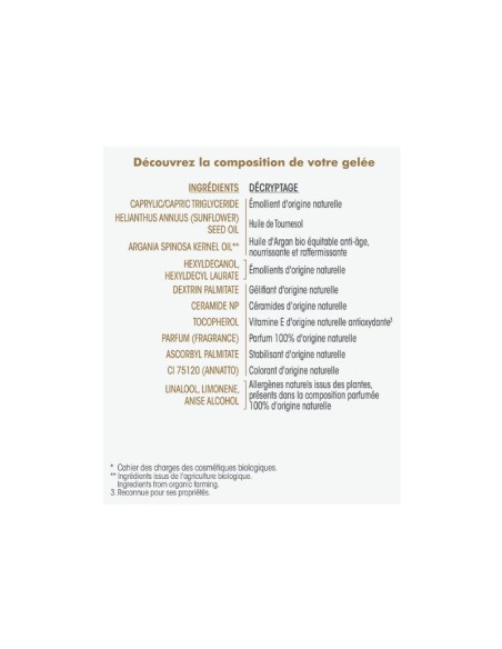 Gel de nit antiedat argan BIO SO’BiO