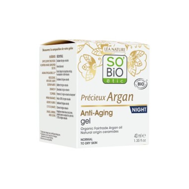 Gel de noche antiedad argan BIO SO’BiO