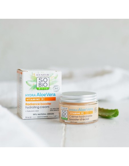 Crema radiante potenciadora hidratación SO’BiO