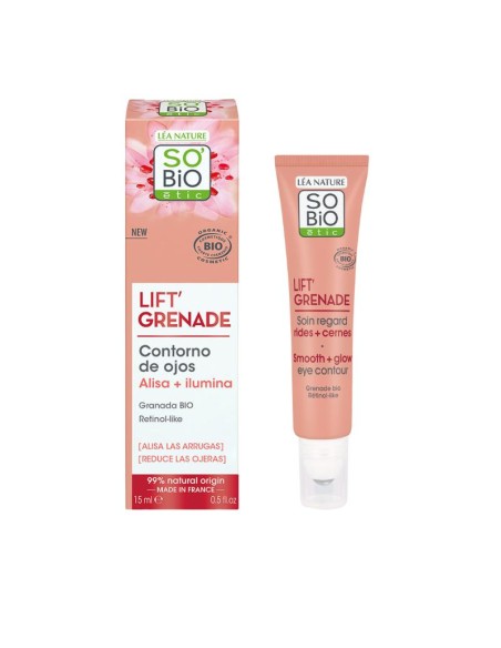 Contorno ojos alisador lift’grenade retinol-like SO’BiO