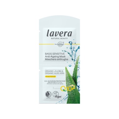 Sobre mascarilla facial Q10 Basis sensitiv lavera