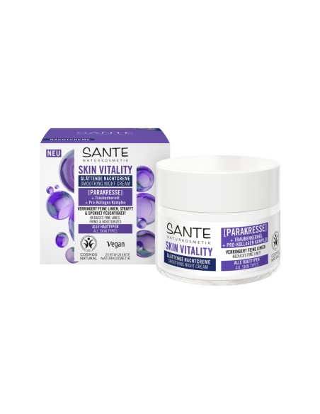 Crema nit allisadora Skin vitality Sante